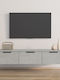 vidaXL TV-Ständer Grau M102xP30xH20cm