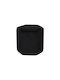 Stools For Living Room Upholstered with Velvet Black 1pcs 32x32x30cm