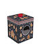 Gingerbread Keksdose Metallisch Mehrfarbig 13x13x14cm 1Stück
