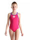 Arena Biglogo Kids Swimwear One-Piece Training Fuchsia