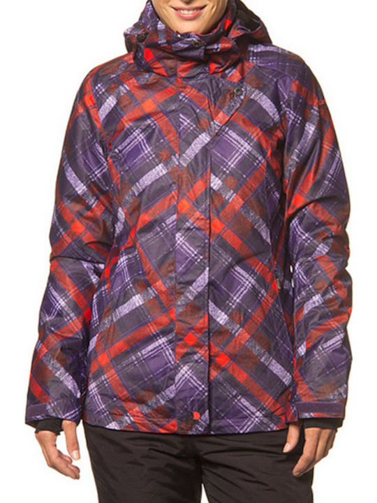 Icepeak Janina 8/53100558 Γυναικείο Μπουφάν για Σκι & Snowboard Πολύχρωμο