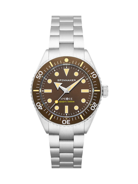 Spinnaker Spence Watch Automatic with Silver Metal Bracelet