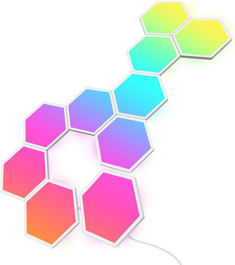 Govee Smart Декоративно Осветително Тяло Glide Hexa LED RGBIC Шестоъгълник 10 Броя