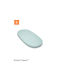 Stokke Sleepi Bed V3 Baby Sheet Cradle Cotton Dots Sage Light Blue 70x136cm