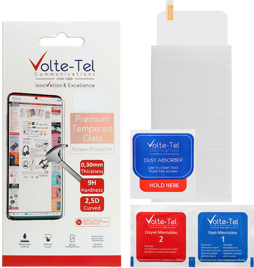 Volte-Tel 9H 2.5D 0.30мм Пълно лепило Закалено стъкло за цялото лице (Galaxy XCover6 Pro) 8325458