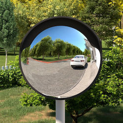 vidaXL Traffic Mirror Black 153079