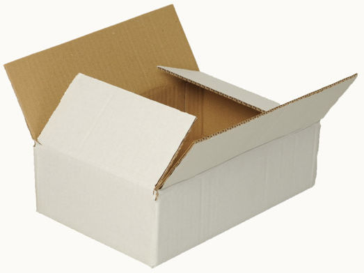 Gagabox Χαρτοκιβώτιo Συσκευασίας 3 Φύλλων Λευκό Π40 x Β30 x Υ8εκ.
