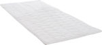 HomeMarkt Single Bed Foam Mattress Topper with Elastic Straps 90x200x2cm