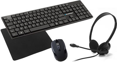 Blaupunkt BLP1921-133 Fără fir Set tastatură și mouse Engleză US