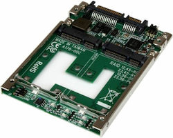 StarTech mSATA SSD to 2.5” SATA RAID Adapter Converter