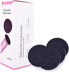 60 Replacement Self-Adhesive Discs of Medium Hardness for Callus Remover Device