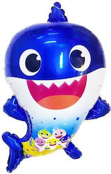 Balloon Foil Jumbo Baby Shark Blue 66cm