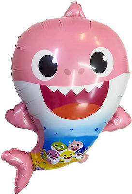 Balloon Foil Jumbo Baby Shark Pink 66cm