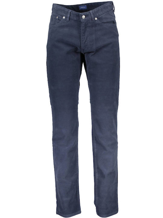 Gant Trousers Elastic Blue