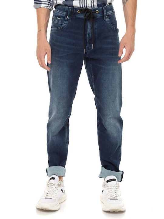 Pepe Jeans Jagger Pantaloni de Bărbați din Jean în Linie Tapered Albastru