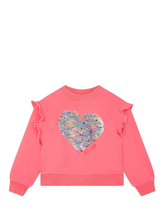 Kids Sweatshirt with Ruffles Billieblush - 5A28 PINK 0285000048