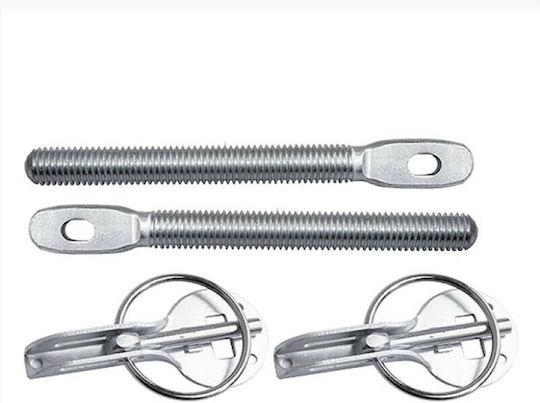 Simoni Racing Stoßstange Auto Aluminium Motorhaubenhaken 2 Stück Kompatibel mit