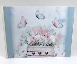 Riniotis Guest Book with Butterfly Theme