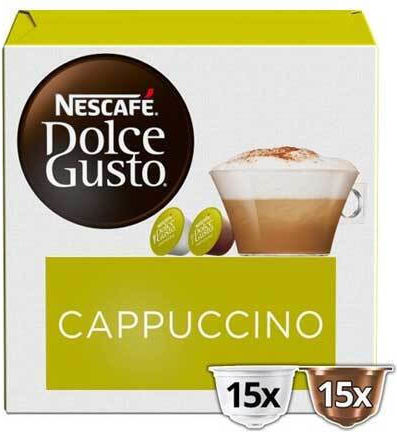 Nescafe Κάψουλες Cappuccino Cappuccino Dolce Gusto Συμβατές με Μηχανή Dolce Gusto 30caps