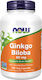 Now Foods Ginkgo Biloba 60mg 240 φυτικές κάψουλες