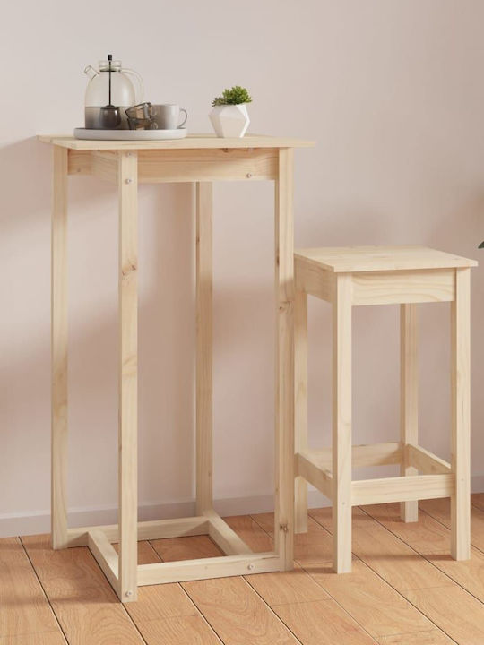 Tisch Bar aus Massivholz Pine tree 60x60x110cm