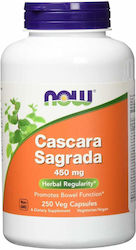 Now Foods Cascara Sagrada 450mg 250 φυτικές κάψ...