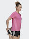 Adidas Train Icons Women's Athletic T-shirt Pink