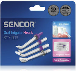 Sencor SOX 009 4er Pack Elektrische Zahnbürstenköpfe