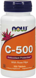Now Foods C-500 With Rose Hips Βιταμίνη C 500mg...