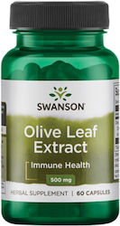 Swanson Olive Leaf Extract 500mg 60 κάψουλες