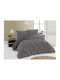 Linea Home Κουβερτοπάπλωμα με Γέμιση Hollowfiber Μονό 160x215εκ. Royal Γκρί
