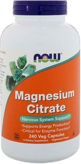Now Foods Magneziu Citrat 133mg 240 Capsule Pe Bază De Plante