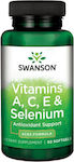 Swanson Vitamins A, C, E & Selenium 60 softgels