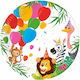 Procos Jungle Balloons Πιάτο για Party 8τμχ