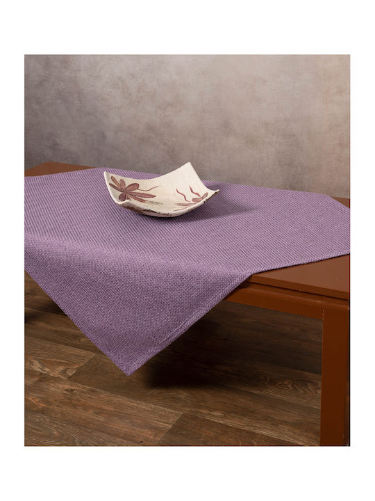 Silk Fashion Καρέ Τραπεζομάντηλο 9925 Λιλά 135x135εκ.