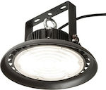 Commercial Bell LED Light 100W Natural White with Built-in LED Black