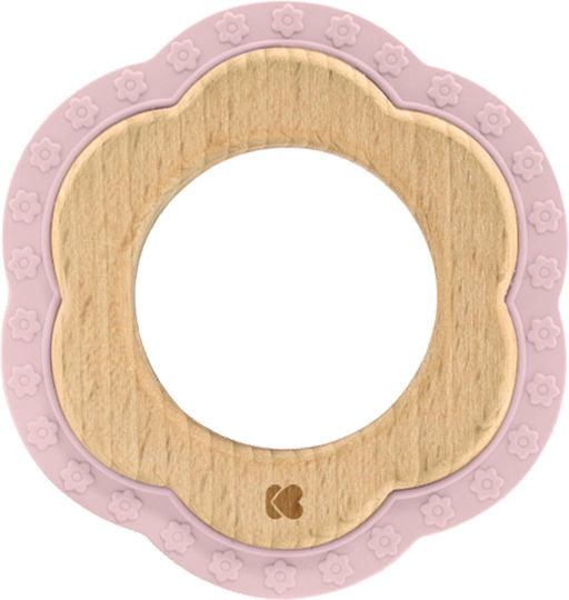 Kikka Boo Blumen Beißring Zahnen Linderung BPA frei aus Holz für 0 m+