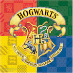 Χαρτοπετσέτες Harry Potter Hogwarts Πολύχρωμες 33x33εκ. 20τμχ