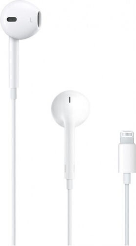 Leewello EJ-099 Earbuds Handsfree με Βύσμα Lightning Λευκό