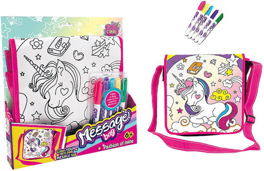 ToyMarkt Pictură Message Bag - Unicorn pentru copii de 6+ ani+ ani