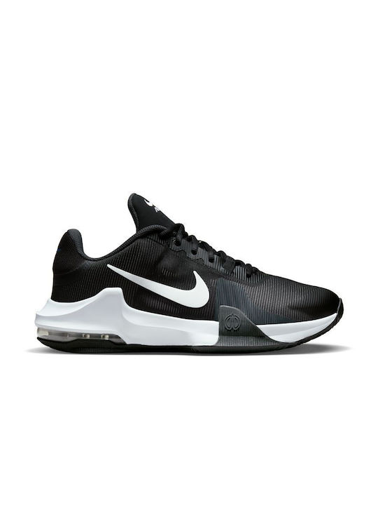 Nike Air Max Impact 4 Нисък Баскетболни обувки Черно / Anthracite / Racer Blue / Бяло