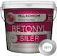Pellachrom Betonyl Siler Ελαστομερές Ακρυλικό Στεγανωτικό 3lt Λευκό