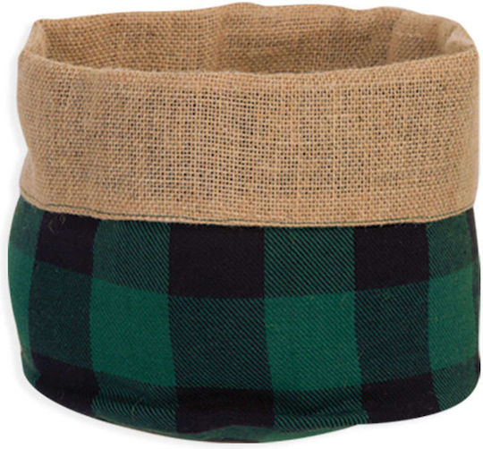 Nef-Nef Homeware Brotkorb Stoff Grün 20x15x7cm
