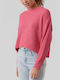 Vero Moda Women's Long Sleeve Sweater Hot Pink