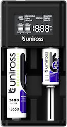 Uniross UNPCX004 2 Ladeanschlüsse 18650/26650/21700