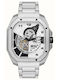 Diesel Flayed Men's Watch 51mm Chronograph Battery with Silver Stainless Steel Bracelet