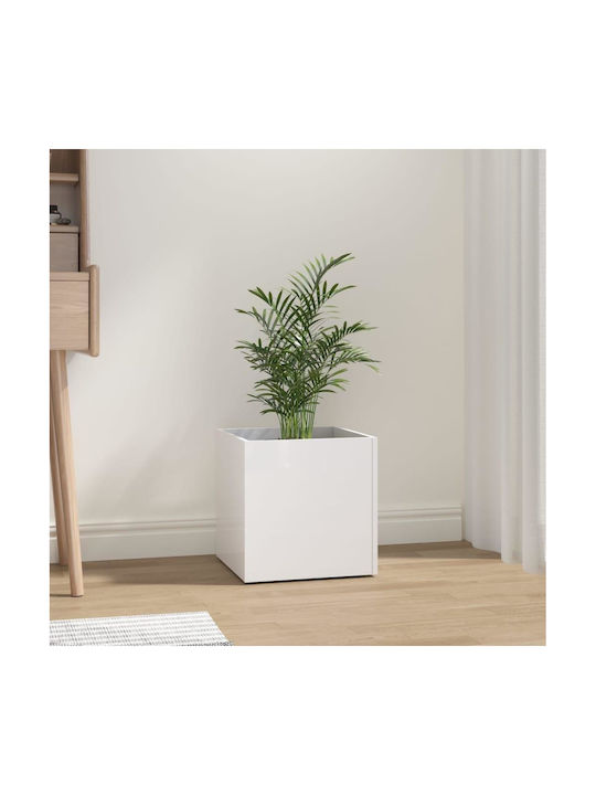 vidaXL Planter Box 40x40cm in White Color 808798
