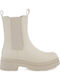 Γυναικεία Chelsea Μποτάκια με Μεσαίο Τακούνι Off White