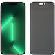 Adeziv complet Privacy Mat Full Face Tempered Glass Negru (iPhone 14 Pro) 00049839