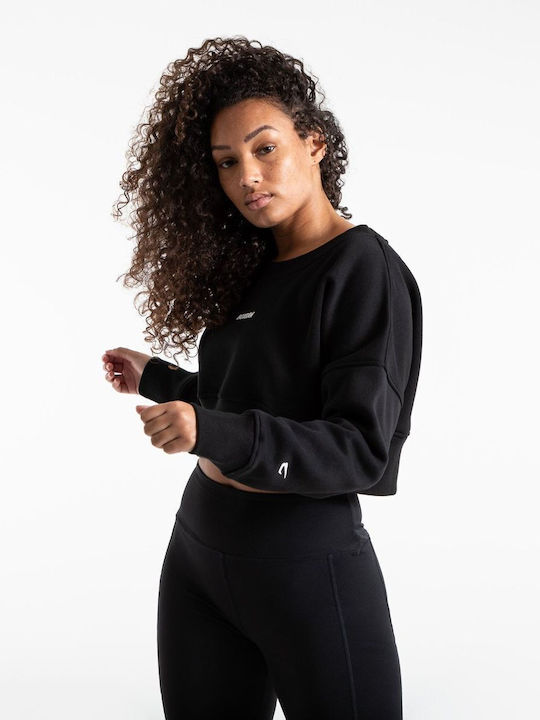 Women's Sweatshirt Without Hood Boxraw Johnson - Black